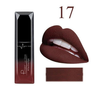 Waterproof Liquid Lip Gloss Metallic Matte Lipstick Cosmetics