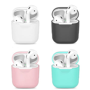 TPU Silicone Bluetooth Wireless Earphone Case For AirPods Protective Cover Skin Accessories For Apple Air Pods Charging Box