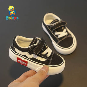 Baby Shoes Soft Bottom Boy 1-3 Years Old 2019 autumn Winter Children Canvas Shoes