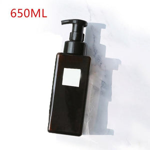 250/450/650ml Dispenser Soap Foam Foaming Pump Empty Square Bottle Plastic Travel Clear Bottle Liquid Shower Gel Foam Pump