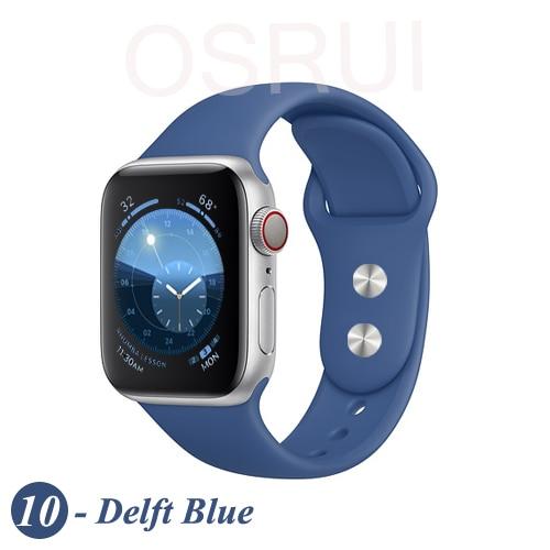 Sport silicone Strap For Apple watch band 4 44mm 40mm iwatch band 42mm 38mm bracelet belt apple watch series 5 4 3 2 accessories