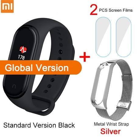 Global Version Xiaomi Mi Band 4 Smart Bracelet 3 Color AMOLED Screen Heart Rate Fitness Bluetooth 5.0 Sport Waterpfoof Wristband