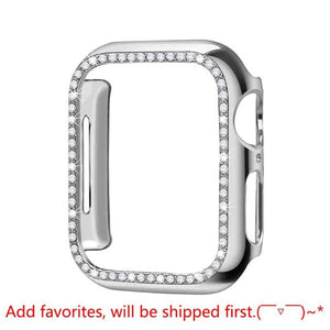 Diamond Bumper Protective Case for Apple Watch Cover Series 5 4 3 2 1 38MM 42MM Cases For Iwatch 5 4 40mm 44mm watch accessories