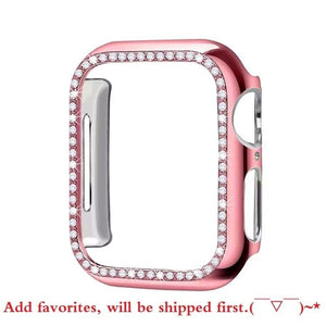 Diamond Bumper Protective Case for Apple Watch Cover Series 5 4 3 2 1 38MM 42MM Cases For Iwatch 5 4 40mm 44mm watch accessories