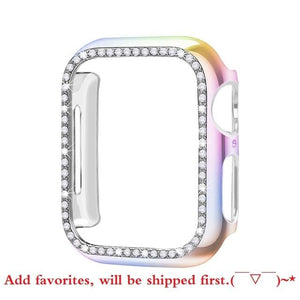 Diamond Bumper Protective Case for Apple Watch Cover Series 5 4 3 2 1 38MM 42MM Cases For Iwatch 5 4 40mm 44mm watch accessories