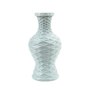 Plastic Vase White Imitation Ceramic Flower Pot Flower Basket Flower Vase ваза Decoration Home Nordic Decoration