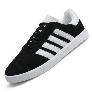 Men Trainers Lace-up Flat Driving Shoes