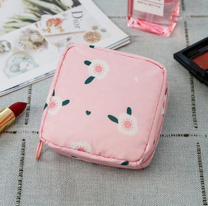 1 pc Mini Solid Color Flamingo Cosmetic/Makeup Bag