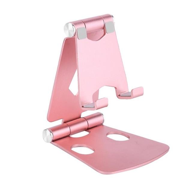 Universal Aluminium Alloy Smart Phone Stand Desk Holder Charge Stand Cradle Mount For iPhone Metal Tablets Stand For ipad Tablet