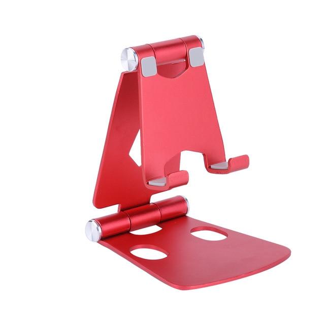 Universal Aluminium Alloy Smart Phone Stand Desk Holder Charge Stand Cradle Mount For iPhone Metal Tablets Stand For ipad Tablet