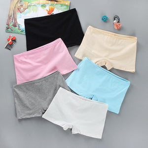 High Quality Girl Safety Shorts Pants Solid Underwear Soft Elastic Cotton Shorts