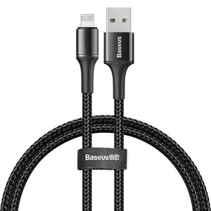 Baseus USB Cable For iPhone Charger Fast Charging Mobile Phone Cable For iPhone Xs Max Xr X 11 8 7 6 6S 5 5S iPad Wire Cord 3m