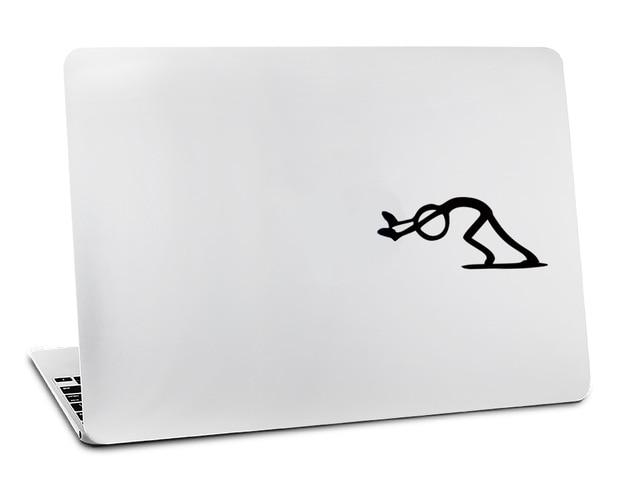 Snake Crawl Out From Logo Black Creative Design Decal for apple Mac Air 11 12 13  for Mac Pro 13 15 17 retina Vinyl Wall Sticker