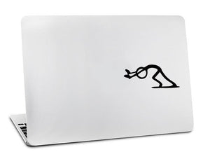 Snake Crawl Out From Logo Black Creative Design Decal for apple Mac Air 11 12 13  for Mac Pro 13 15 17 retina Vinyl Wall Sticker