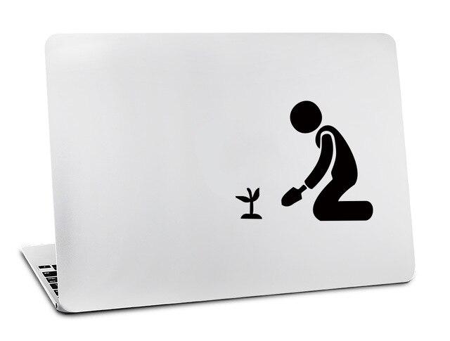 Snake Crawl Out From Logo Black Creative Design Decal for apple Mac Air 11 12 13  for Mac Pro 13 15 17 retina Vinyl Wall Sticker