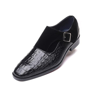 PU Leather Fashion Men Business Dress Loafers Pointy