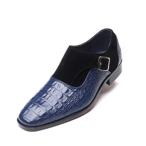 PU Leather Fashion Men Business Dress Loafers Pointy