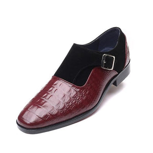 PU Leather Fashion Men Business Dress Loafers Pointy