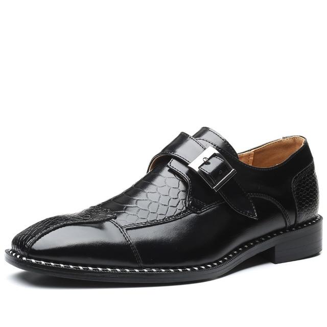 Men Oxford Patent Leather Shoes