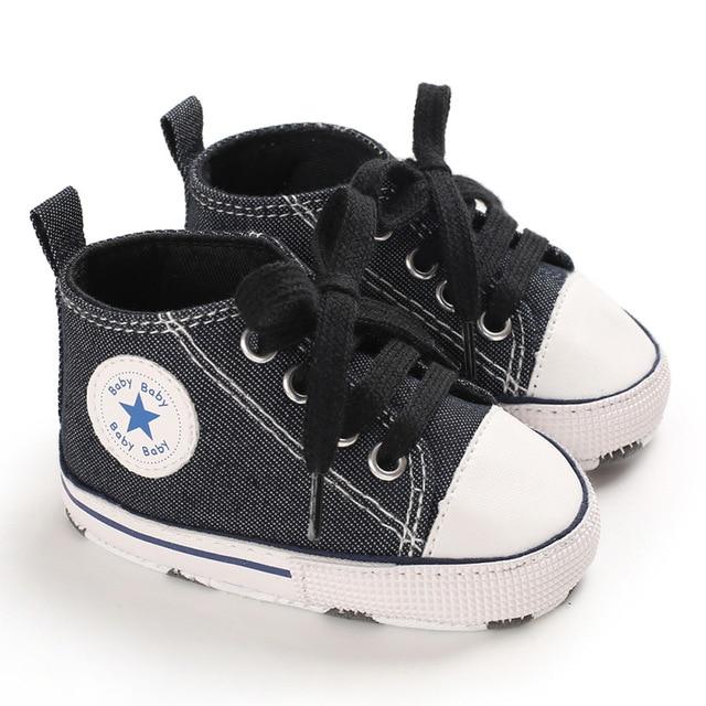 New Canvas Baby Sneaker Sport Shoes For Girls Boys Newborn Shoes