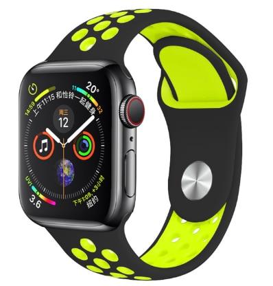 Band for Apple Watch 5 4 3 2 1 42MM 38MM soft Breathable strap Silicone Sports  bands for Nike+ Iwatch series 5 4 3 40mm 44mm