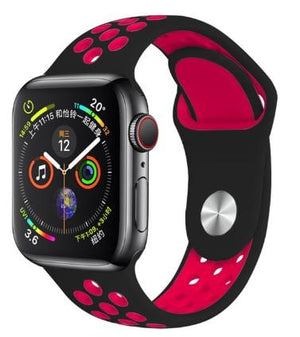 Band for Apple Watch 5 4 3 2 1 42MM 38MM soft Breathable strap Silicone Sports  bands for Nike+ Iwatch series 5 4 3 40mm 44mm