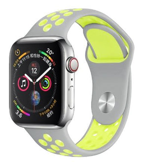 Band for Apple Watch 5 4 3 2 1 42MM 38MM soft Breathable strap Silicone Sports  bands for Nike+ Iwatch series 5 4 3 40mm 44mm