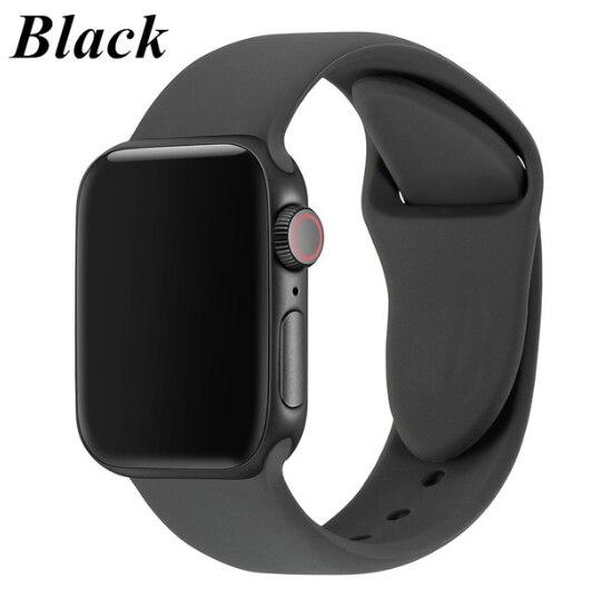 Band for Apple Watch 5 4 3 2 1 42MM 38MM soft Breathable strap Silicone Sports  bands for Nike+ Iwatch series 5 4 3 40mm 44mm