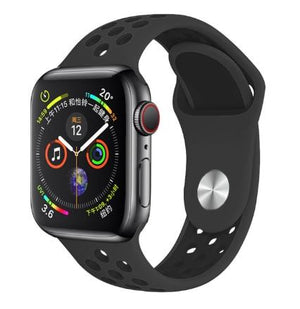 Band for Apple Watch 5 4 3 2 1 42MM 38MM soft Breathable strap Silicone Sports  bands for Nike+ Iwatch series 5 4 3 40mm 44mm