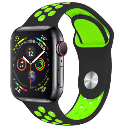 Band for Apple Watch 5 4 3 2 1 42MM 38MM soft Breathable strap Silicone Sports  bands for Nike+ Iwatch series 5 4 3 40mm 44mm