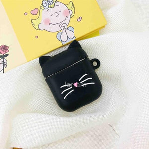 Cute Soft Wireless Earphone Case For Apple AirPods 2 Silicone Charging Headphones Case for Airpods Protective Cover accessories