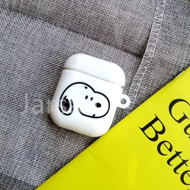 Cute Soft Wireless Earphone Case For Apple AirPods 2 Silicone Charging Headphones Case for Airpods Protective Cover accessories