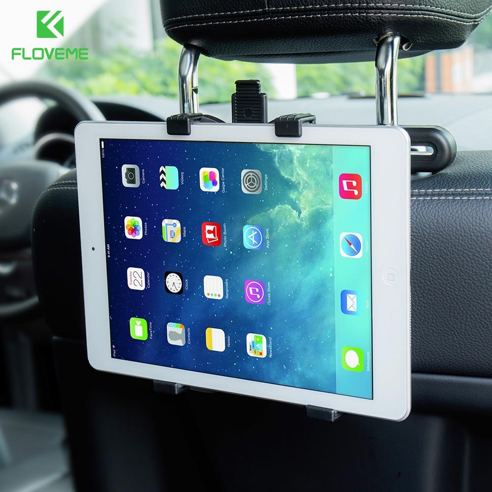 FLOVEME 7-11'' Universal Auto Car Tablet Holder For iPad Pro 11 Mini 1 2 3 4 5 Air 2 Stand Car Back Seat Headrest Mount Holder