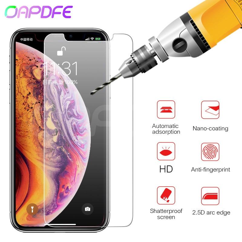 9H Tempered Glass For iPhone XS Max XR X 5 5S SE 4 4s Tough Protection Screen Protector Guard Film For iPhone X 10 6s 7 8 Plus