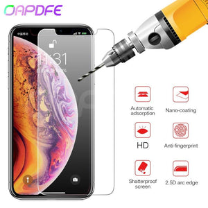 9H Tempered Glass For iPhone XS Max XR X 5 5S SE 4 4s Tough Protection Screen Protector Guard Film For iPhone X 10 6s 7 8 Plus