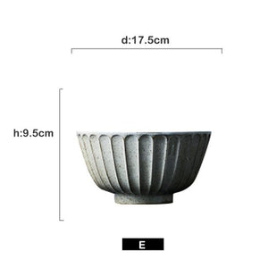 Retro Crockery Dinner plates Snack Fruit Dry Fruit Plate High-Quality Handmade Sushi Tea Tray Dessert Dinner Plate Tableware