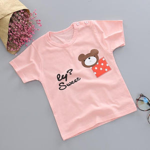 Children's short-sleeve T-shirt for Boy/Girls 2-9 years Tees