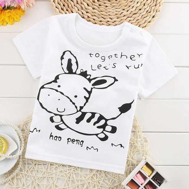 Children's short-sleeve T-shirt for Boy/Girls 2-9 years Tees