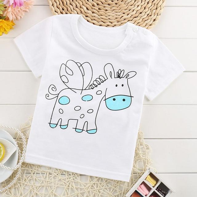 Children's short-sleeve T-shirt for Boy/Girls 2-9 years Tees