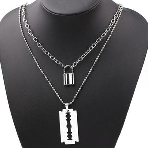 Fashion Necklaces Harajuku Streetwear Flame Unisex Necklace