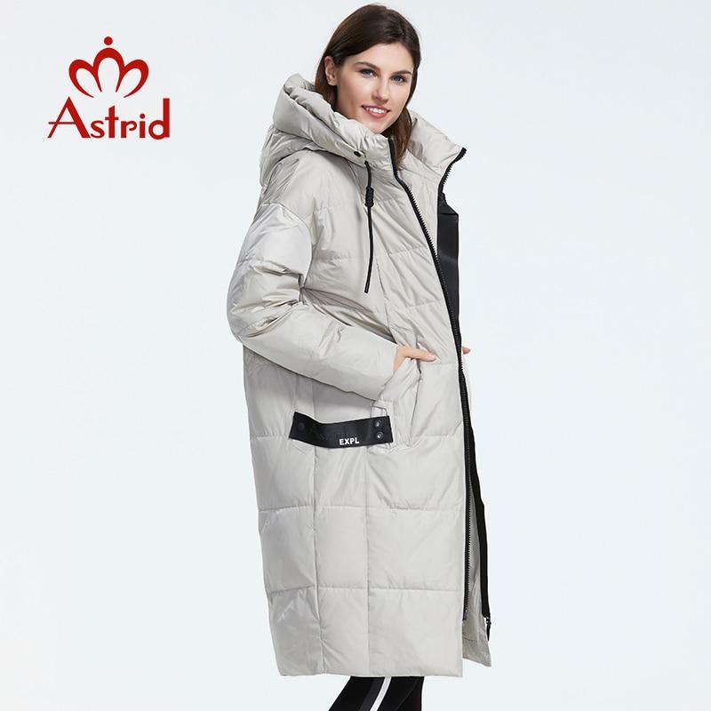 Astrid 2019 Winter new arrival down jacket women loose clothing outerwear quality with a hood fashion style winter coat AR-7038