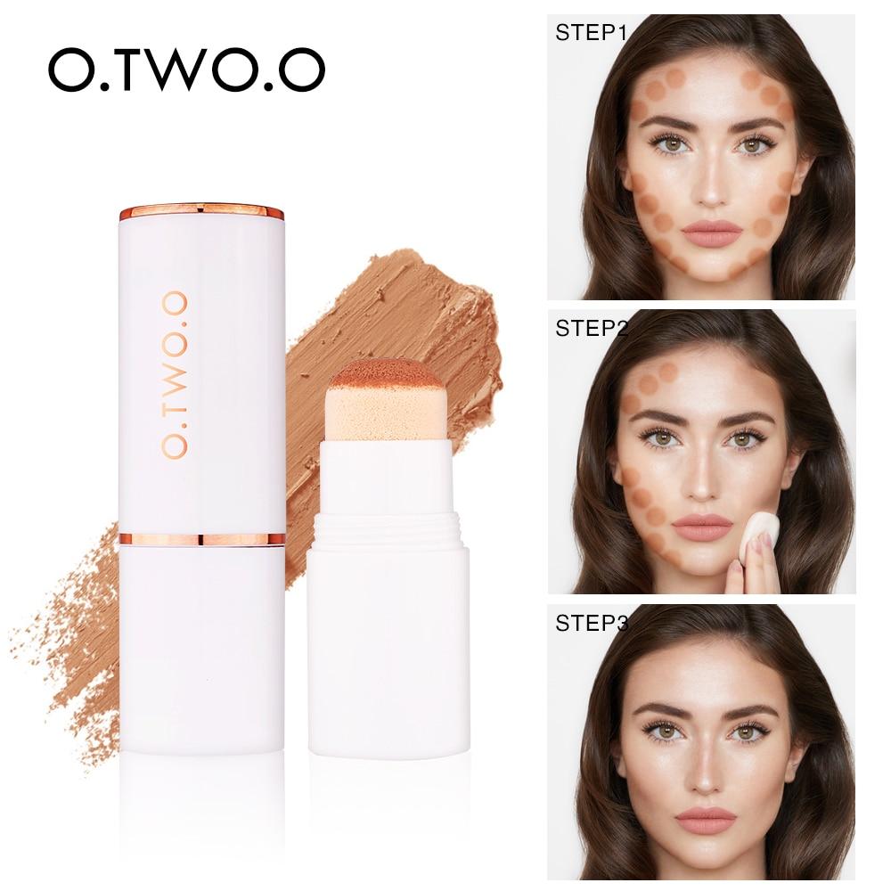 O.TWO.O Air Cushion Concealer Stick Full Coverage Contour Face Makeup Lasting Foundation Base Hide Blemish Bronzer Cosmetic