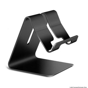 Universal Aluminium Alloy Smart Phone Stand Desk Holder Charge Stand Cradle Mount For iPhone Metal Tablets Stand For ipad Tablet