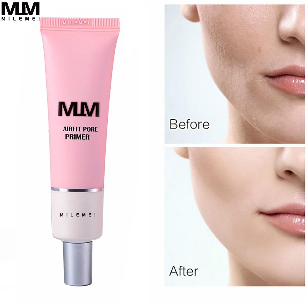 W airfit Pore Primer Face Brighten Cream Pore Rose Primer Base