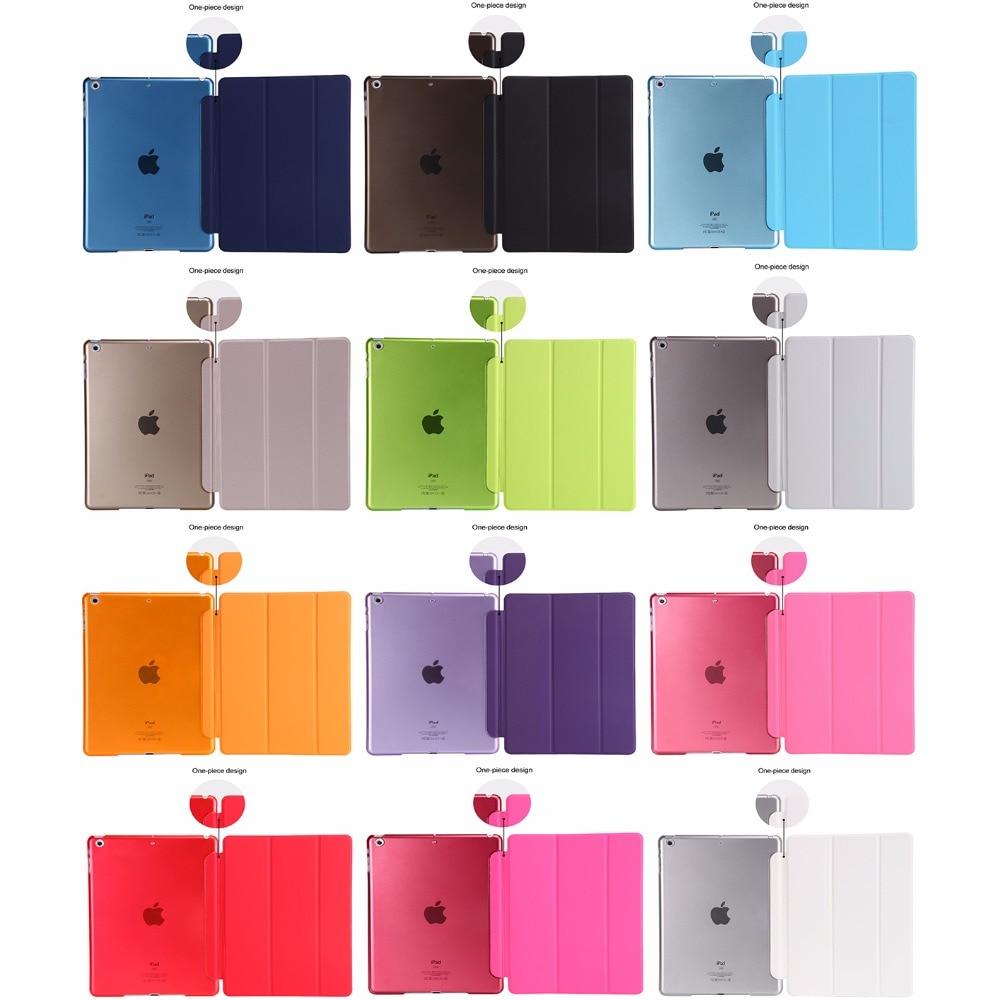 Ultra-thin Magnetic Case For New iPad 9.7 Inch 2017 2018 Air / Air 1 2 PU Leather Funda Cover With Auto Sleep/Wake + Film