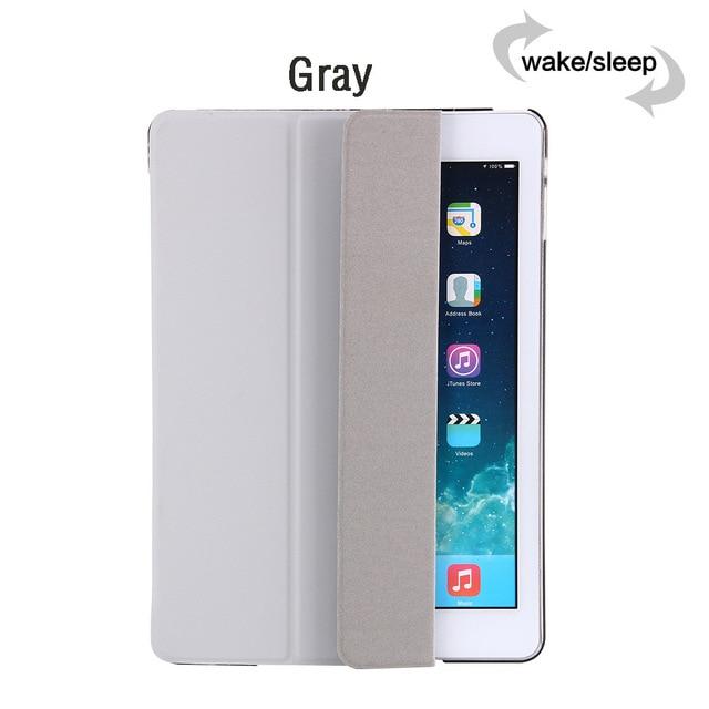 Ultra-thin Magnetic Case For New iPad 9.7 Inch 2017 2018 Air / Air 1 2 PU Leather Funda Cover With Auto Sleep/Wake + Film