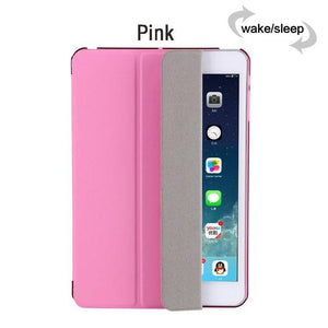 Ultra-thin Magnetic Case For New iPad 9.7 Inch 2017 2018 Air / Air 1 2 PU Leather Funda Cover With Auto Sleep/Wake + Film