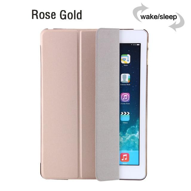 Ultra-thin Magnetic Case For New iPad 9.7 Inch 2017 2018 Air / Air 1 2 PU Leather Funda Cover With Auto Sleep/Wake + Film