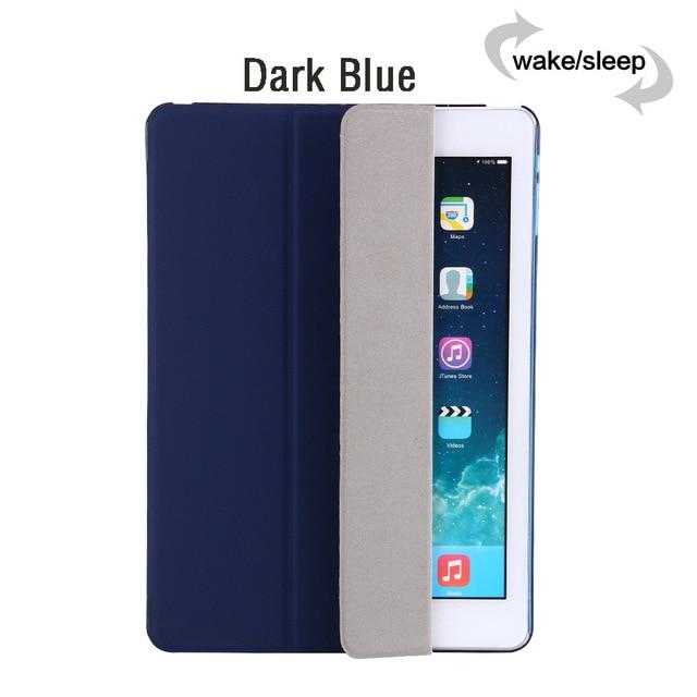 Ultra-thin Magnetic Case For New iPad 9.7 Inch 2017 2018 Air / Air 1 2 PU Leather Funda Cover With Auto Sleep/Wake + Film