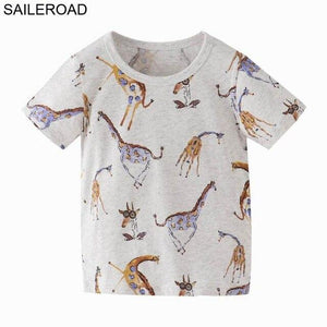 SAILEROAD 2-7 Year Shark Bite Fish Baby Newborn Boys Topwear